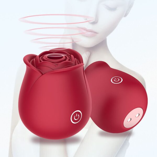 Rose Blossom Vibrator – Suction & Vibration Clitoral Massager WB02