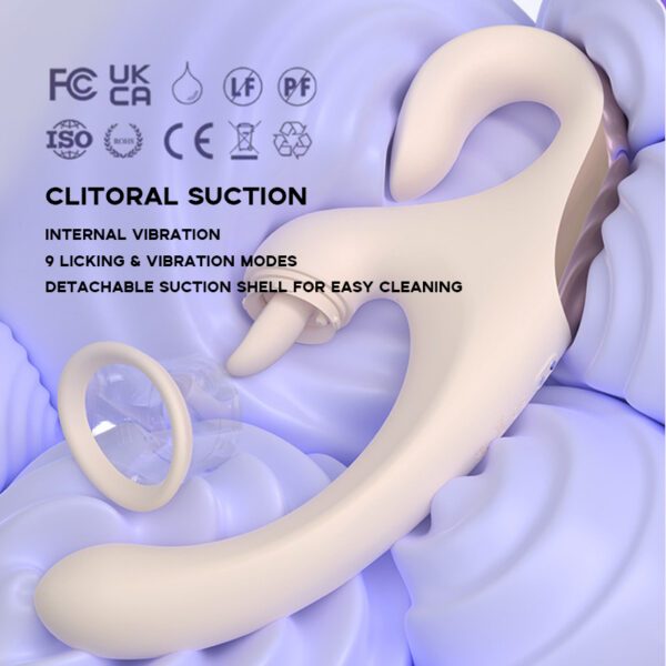 10 Sucking & Licking Vibrator for Women W09
