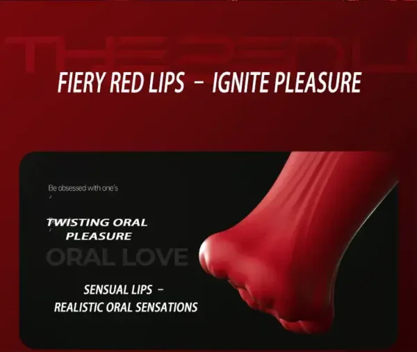 Big Mouth Male Masturbator – Telescopic Training & Oral Simulation Stroker MV02