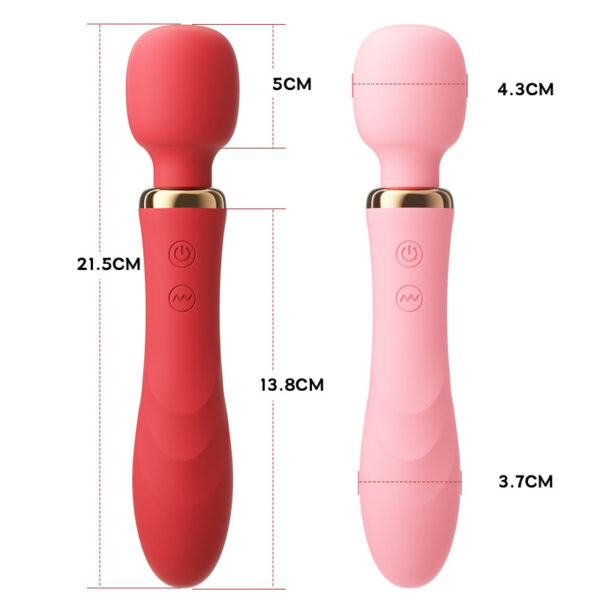 Dual-Action Heating Vibrator for Women – Powerful G-Spot Massage Wand w03