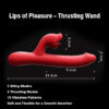 Lips of Pleasure – Automatic Thrusting & Vibrating Wand W08