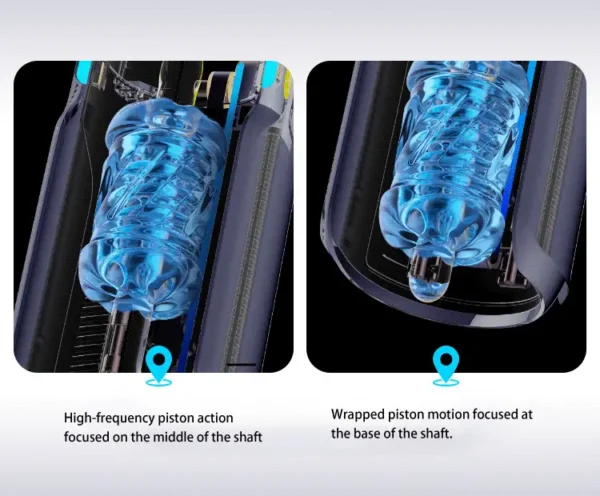 Leten - Interactive Transparent Stroker 10 Thrusting, Deep Stroke & Realistic Moaning Voice Stroker MM02