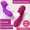 Kneading & Thrusting Vibrator for Women – Dual-Action Deep Vibration Wand W11