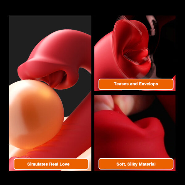 Lips of Pleasure – Automatic Thrusting & Vibrating Wand W08