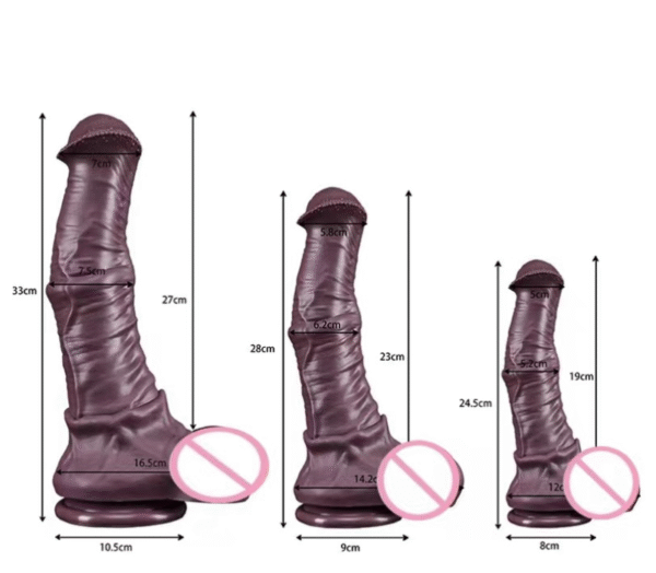 Huge Horse Dildo Realistic Animal Cock with Strong Suction Cup – Extra Large Anal Plug for Intense Masturbation & Deep Pleasure WD03