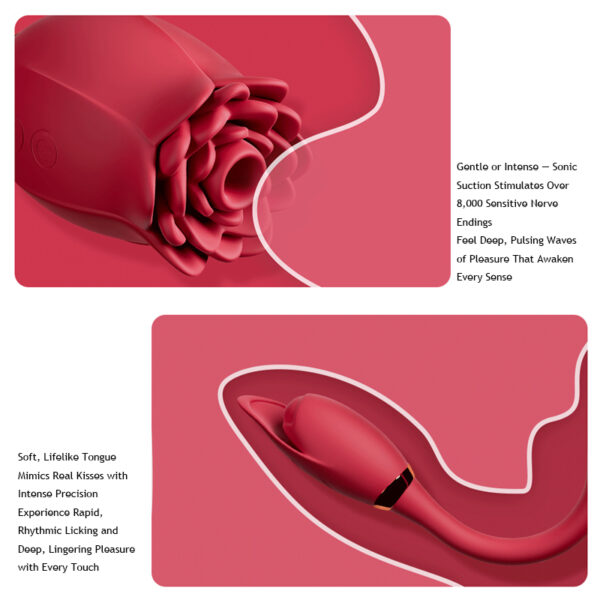 Ultimate Sucking Vibrator – Dual Action Clit & G-Spot Pleasure Wand for Fast, Intense Climaxes W06