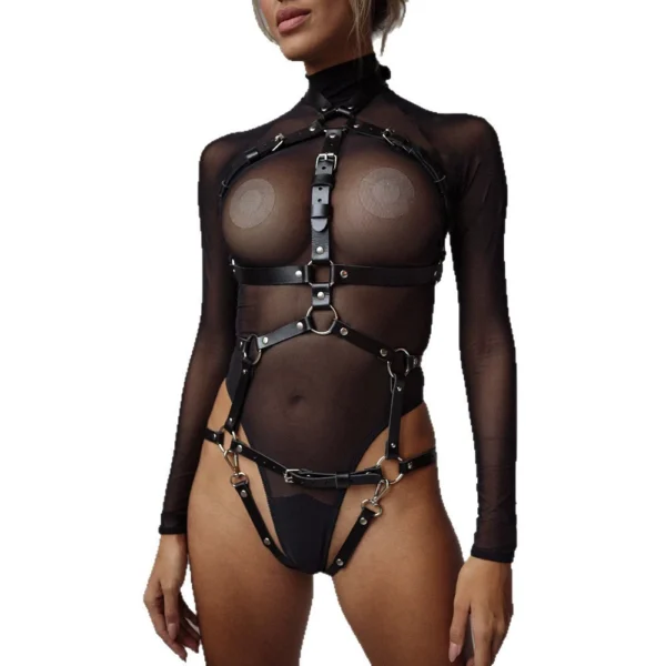 Leather Restraint Wear Set for Couples CB05