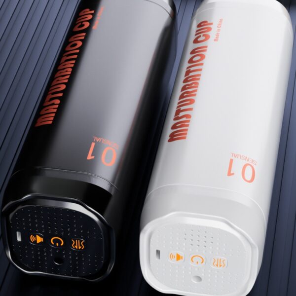 Auto-Thrusting Heated Male Masturbator – Powerful Telescopic Stroker MM04