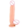 Extra-Large Realistic Dildo for Women, Soft PVC Material, 30cm, Multiple Colors, Adult Pleasure Toy WD02