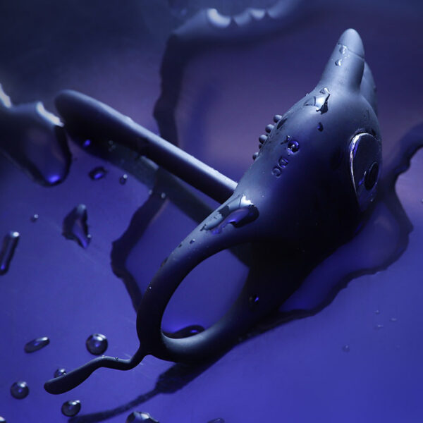 Dual-Vibe Couples Ring with Teasing Accessories CR04