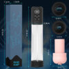 Male Enlargement & Sensitivity Trainer – Vacuum Suction Stroker with LED Display MR01