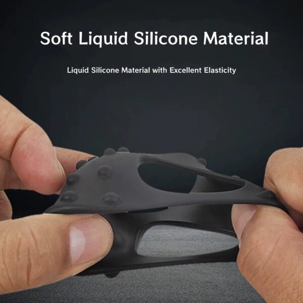 Men’s Silicone Cock Ring – Vibrating & Delay CR09