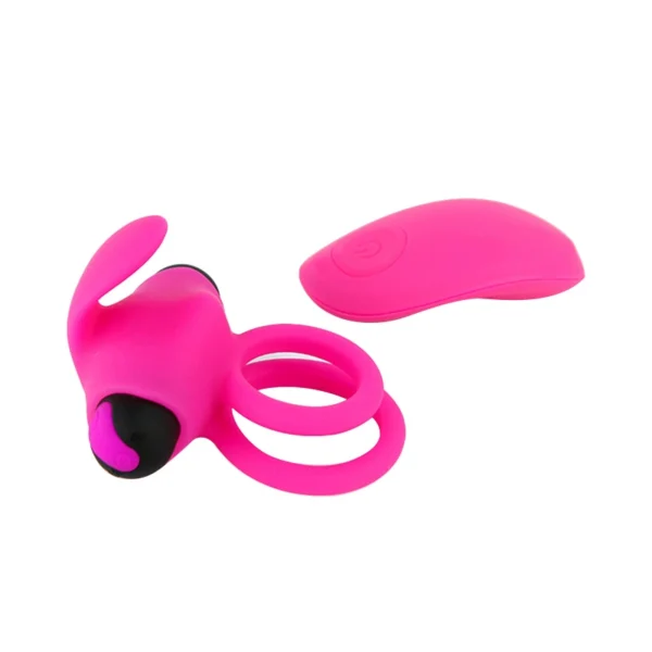 Remote-Controlled Dual Ring – Strong Vibes & Lasting Lock CR07