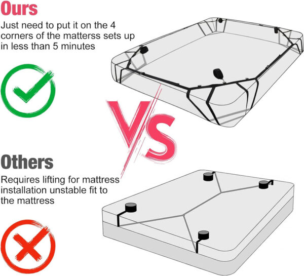 Bed Bondage Spider Web — Adjustable Restraints for Hands & Feet CB07