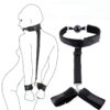 Nylon Arm-Binder & Gag Bondage Set — Adjustable BDSM Restraints CB04
