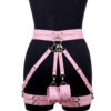 Leather Thigh Restraints — Adjustable BDSM Play Gear CB09