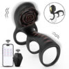 Triple-Ring Vibrating Cock Ring – 9 Modes CR08