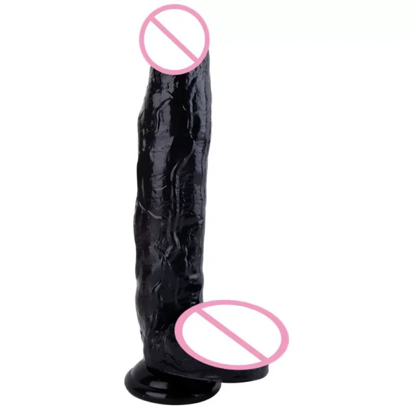 Extra-Large Realistic Dildo for Women, Soft PVC Material, 30cm, Multiple Colors, Adult Pleasure Toy WD02