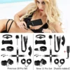 Leather Bondage Set — 12-Piece Restraint Kit for Couples CB02