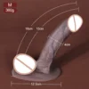 Real Skin Dildo with Strong Suction WD07