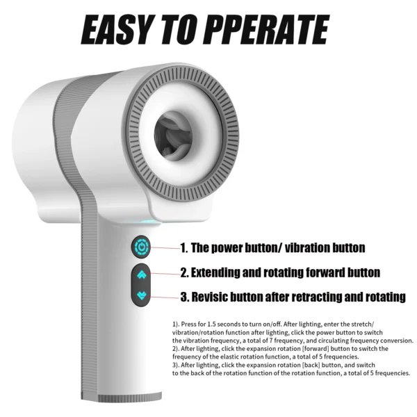 HGOD Automatic Thrust, Rotate & Vibrate Male Stroker – Adult Penis Trainer MM08