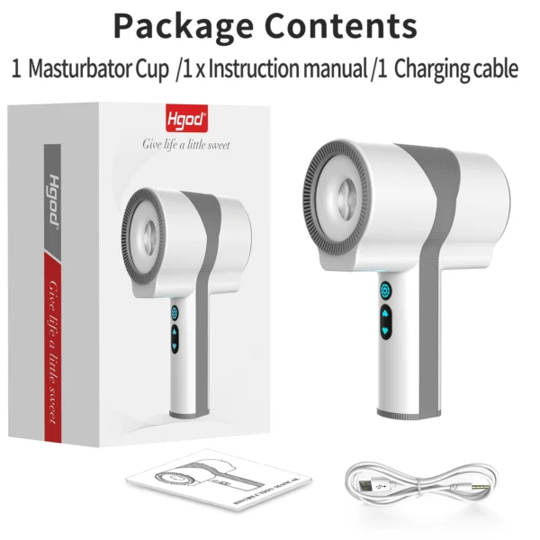 HGOD Automatic Thrust, Rotate & Vibrate Male Stroker – Adult Penis Trainer MM08