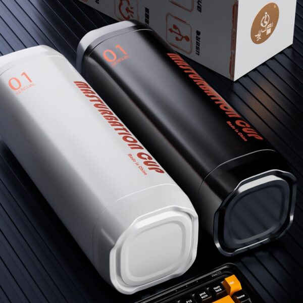 Auto-Thrusting Heated Male Masturbator – Powerful Telescopic Stroker MM04