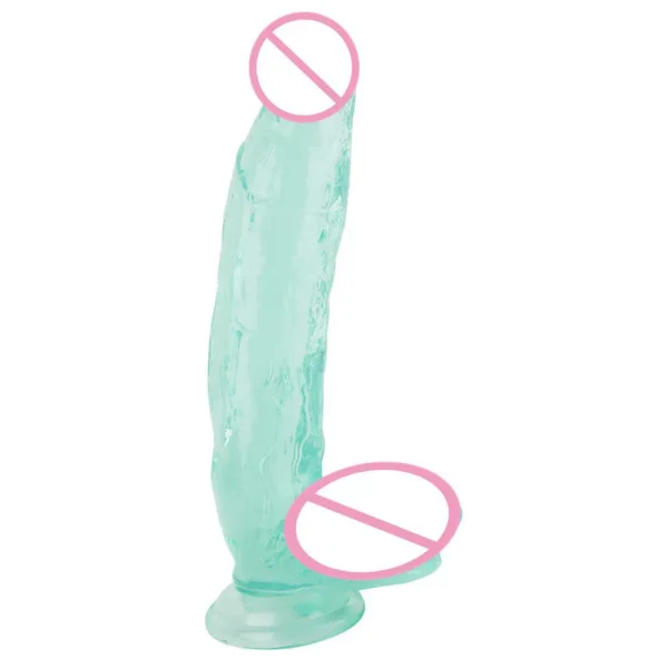 Extra-Large Realistic Dildo for Women, Soft PVC Material, 30cm, Multiple Colors, Adult Pleasure Toy WD02