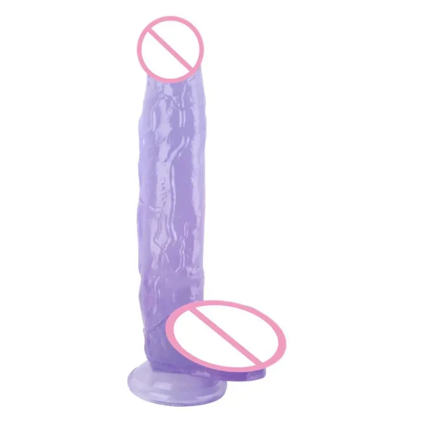 Extra-Large Realistic Dildo for Women, Soft PVC Material, 30cm, Multiple Colors, Adult Pleasure Toy WD02