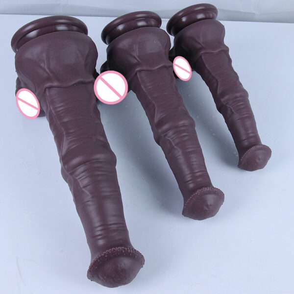 Huge Horse Dildo Realistic Animal Cock with Strong Suction Cup – Extra Large Anal Plug for Intense Masturbation & Deep Pleasure WD03