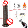 Automatic Telescopic Silicone Dildo – Heated & Vibrating WD09