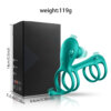 Double Ring Vibrating Penis Ring – Delay & Pleasure for Men CR11