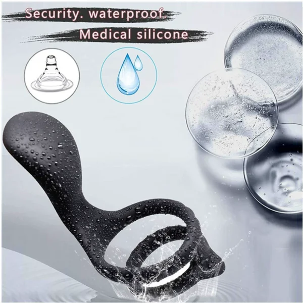 Vibrating Penis Ring & Prostate Massager for Men CR10